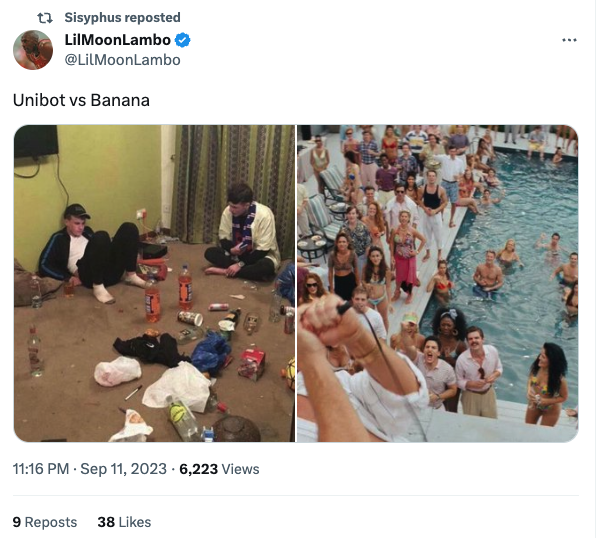 Meme tagged crypto, trading